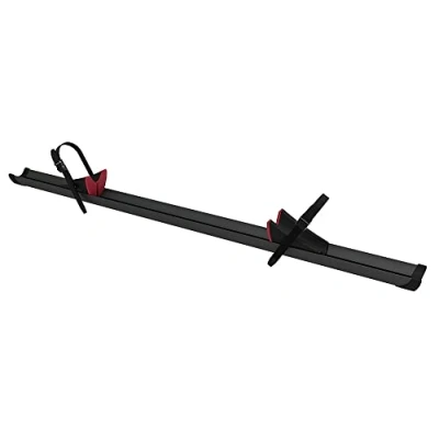 Abbildung von Fiamma Rail Premium XL in Tiefschwarz mit Skid Blocks für Carry Bike