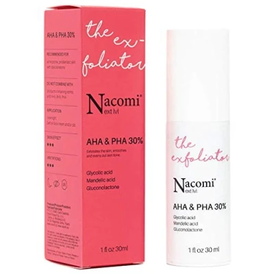 Abbildung von NACOMI ACID Peeling AHA PHA 30% 30ml effektiv das Stratum Corneum, glättet und gleicht den Hautton aus