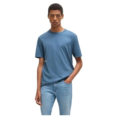 Abbildung von BOSS Tshirt basic, Herren, Größe: XL, Open blue