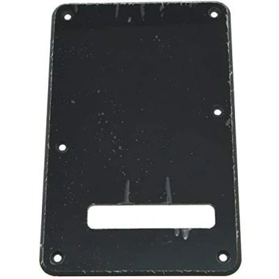 Abbildung von Dopro Strat Rückplatte ST Tremolo Abdeckung Single Schwarz 1 lagig