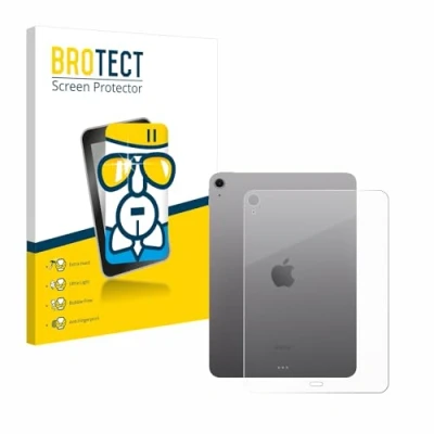 Abbildung von BROTECT Schutzglas für Apple iPad Air 11&quot; WiFi Cellular 2024 (Rückseite) Schutzfolie Panzer Folie Glas [Extrem Kratzfest 9H, Anti Fingerprint,