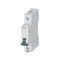 Abbildung von Siemens 5sl4 Leitungsschutzschalter 10 kA curva c 1 Polo 4 A 70 mm