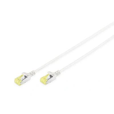 Abbildung von DIGITUS LAN Kabel Cat 6A 10m Slim RJ45 Netzwerkkabel U/FTP Geschirmt Kompatibel zu 6 Grau