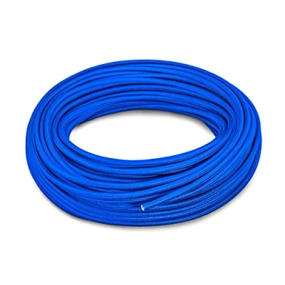 Abbildung von PTFE AN8 Blau Teflonschlauch mit Stahlgeflecht Öl Kraftstoffsch Kraftstoffschlauch Benzinschlauch Ölschlauch Dieselschlauch