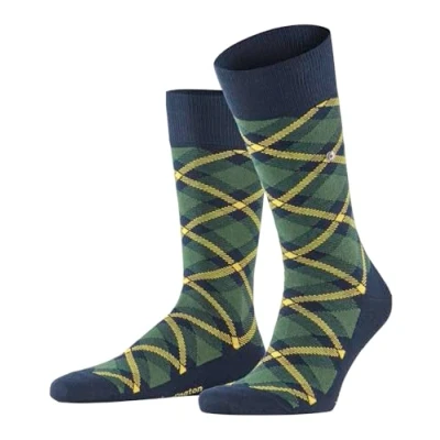 Abbildung von Burlington Tartan Socken, Herren, Größe: 40 46, Marine