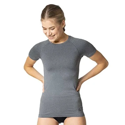 Abbildung von ODLO Funktionsunterhemd Performance Light ECO SLIM FIT Unterhemd/shirt grau, Damen, Größe: Large, Grau