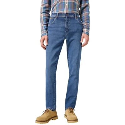 Abbildung von Wrangler Men&#039;s Texas Slim Jeans, Ridge Wash, 44W x 36L