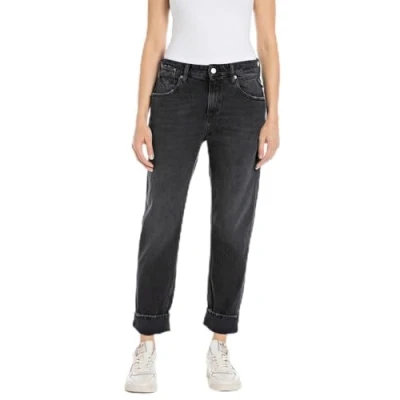 Abbildung von Replay Damen Jeans Marty Boyfit mit Power Stretch, Dark Grey 097 (Grau), 26W / 32L