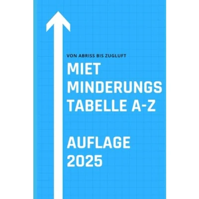Abbildung von Mietminderungstabelle A Z (2025): Ein Überblick über diverse Rechtsprechungen rund um das Thema Mietminderung von wie Abrissarbeiten bis Zugluft