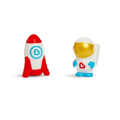 Abbildung von Munchkin Galaxy Buddies wasserdichtes leuchtendes Badespielzeugset Astronaut &amp; Rakete, 011229, Mehrfarbig