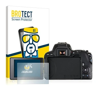 Abbildung von BROTECT Schutzglas für Canon EOS 200D Schutzfolie Panzer Folie Glas [Extrem Kratzfest 9H, Anti Fingerprint, Ultra Transparent]