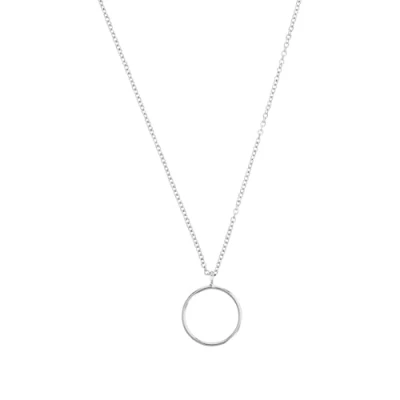 Abbildung von NOELANI Kette mit Anhänger 925 Sterling Silber Damen Halsschmuck, 40+5 cm, Silber, Kreis, Wordt geleverd in geschenkverpakking, 2031965