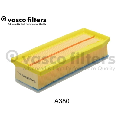 Abbildung von DAVID VASCO A380 Luftfilter 79 124 274 rechteckig Filtereinsatz mit Vorfilter DACIA: Duster SUV, Dokker Kombi, SANDERO 2, RENAULT: Clio 4 Schrägheck