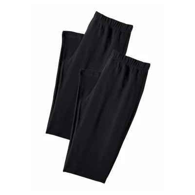 Abbildung von Lascana 2 PACK Leggings Hosen, Damen, Größe: 32/34, Schwarz