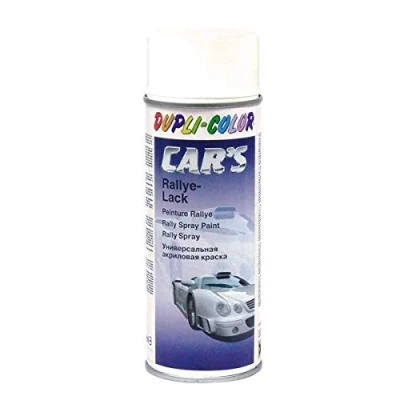 Abbildung von Car&#039;s Rallye Lack Lackspray weiß seidenmatt 400 ml