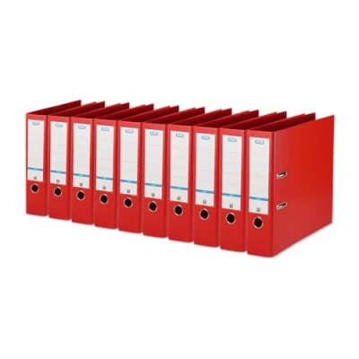 Abbildung von Elba Premium Akten Ordner A4, smart Pro plus, 8 cm breit, Kunststoff Ordner, rot, 10 Stück