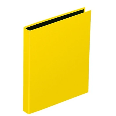 Abbildung von Pagna Ringbuch A4 Basic, 2 Bügel Mechanik mit Niederhalter, gelb