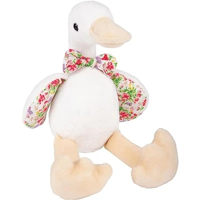 Abbildung von Suki Gifts 14425 Ditsy Floral Delphi Ente Kuscheltier, mehrfarbig