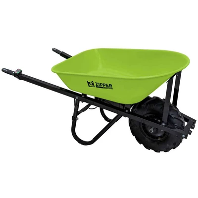 Abbildung von Zipper ZI EWB200S, Motorised wheelbarrow, 1 wheel(s), Black, Green, 260 kg, 1480 mm, 640 mm