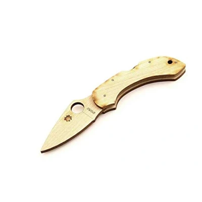 Abbildung von Spyderco,WDKIT1,Taschenmesser AA8Wooden KitC28 Dragonfly, Braun,M
