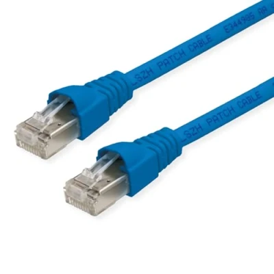 Abbildung von Telegärtner Patch Kabel (Cat. 6A, F STP LSZH 1 m) blau