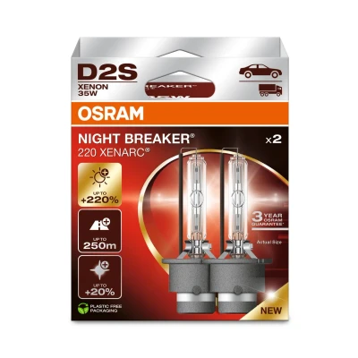 Abbildung von Glühlampe, Fernscheinwerfer OSRAM 66240XN2 2HB