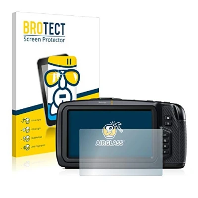 Abbildung von BROTECT Schutzglas für Blackmagic Pocket Cinema Camera 6K Schutzfolie Panzer Folie Glas [Extrem Kratzfest 9H, Anti Fingerprint, Ultra Transparent]