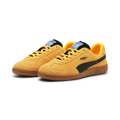 Abbildung von PUMA Handballschuhe Erwachsene Sun Stream Black Caramel Latte Orange Beige