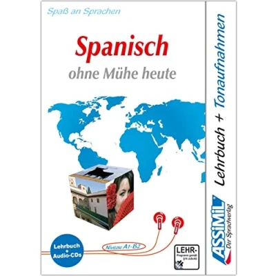 Abbildung von ASSiMiL Selbstlernkurs für Deutsche: Spanisch ohne Mühe heute Audio Sprachkurs Niveau A1 B2: in deutscher Sprache, Lehrbuch + 4 CDs (Senza sforzo)