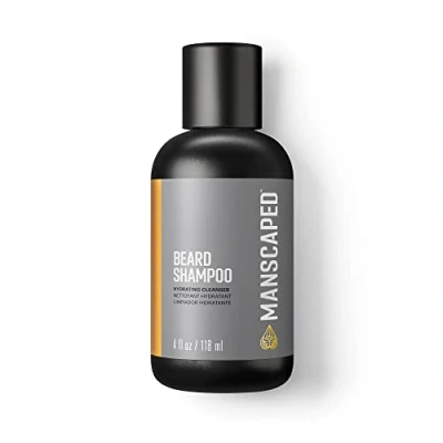 Abbildung von MANSCAPED® Bartshampoo, feuchtigkeitsspendender Reiniger mit ätherischen Eukalyptus , Rosmarin und Lavendelölen, feuchtigkeitsspendendes Bartwaschmittel für Haar Haut (118 ml)