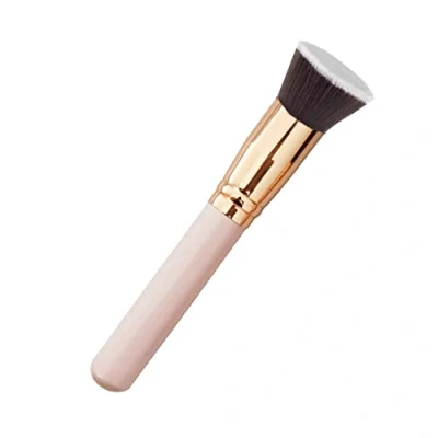 Abbildung von JeoPoom Make Up Pinsel, Foundation Schminkpinsel, Kosmetikpinsel, Flacher Kosmetikpinsel Ideal, zum Polieren, Verblenden und für Gesicht(Roségold)