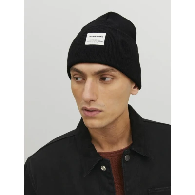 Abbildung von Jack &amp; Jones Jaclong Mütze, Herren, Größe: One Size, Black