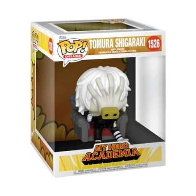Abbildung von Funko POP! Deluxe: My Hero Academia (MHA) 2 Tomura Shigaraki in Chair Vinyl Sammelfigur Geschenkidee Offizielle Handelswaren Spielzeug Für Kinder und Erwachsene Anime Fans