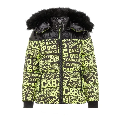 Abbildung von Cipo &amp; Baxx Winterjacke, Damen, Größe: XL, Neongreen