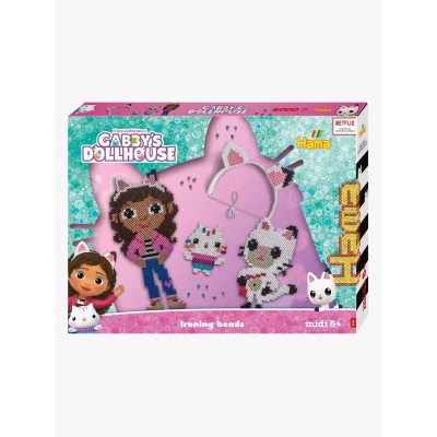 Abbildung von Hama Midi Gabby&#039;s Dollhouse Perlenset 4000 Teile