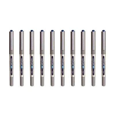 Abbildung von Uni ball Mitsubishi Pencil 10 Eye Fineliner Stifte UB 157 Tintenroller mit flüssiger Tinte blau Spitze 0,7 mm Schreiben Medium