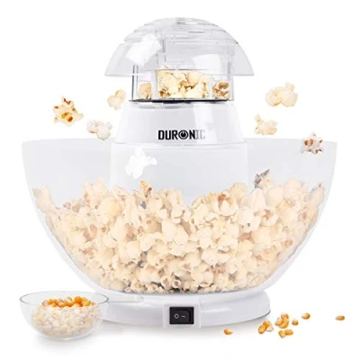 Abbildung von Duronic Popcornmaschine, POP50 WE Heißluft ohne Fett &amp; Öl, 1200 Watt