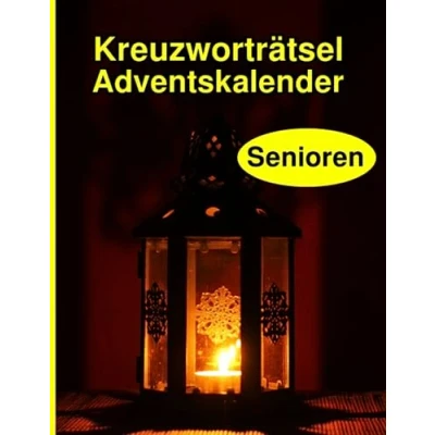 Abbildung von Adventskalender Rentner: Kreuzworträtsel zur Weihnachtszeit. Im Großdruck speziell für Senioren
