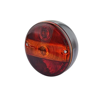 Abbildung von HELLA Rückleuchte Glühlampe Anhänger Beleuchtung 12V Anbau/geschraubt ECE/ADR/GGVS/nicht SAE Lichtscheibenfarbe: rot/gelb Stecker: Flachstecker links/rechts 2SD 001 685 307