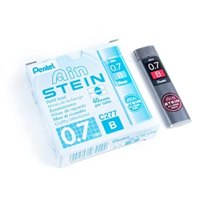 Abbildung von Pentel C277 BO Ain Stein Feinmine, Strichstärke 0.7 mm, Härtegrad B, 40 Minen je Dose