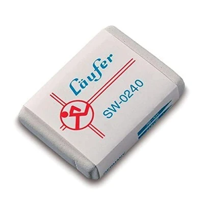 Abbildung von Läufer 00240 SW 0240 Radierer, sehr weicher Radiergummi aus Kautschuk, weiß