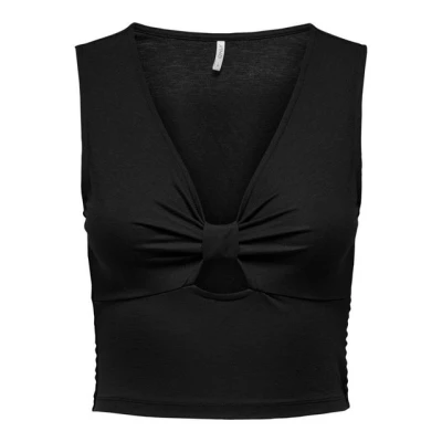 Abbildung von ONLY OHNE ÄRMEL Vausschnitt Top black, Damen, Größe: XL, Black