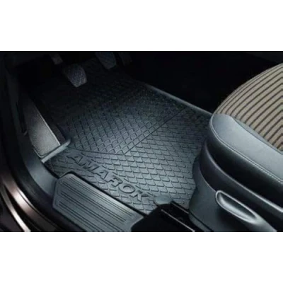 Abbildung von Volkswagen Original Gummi Fußmatten Set VW Amarok 4 teilig vorn+hinten schwarz Doppelkabine 2H1061500A 82V