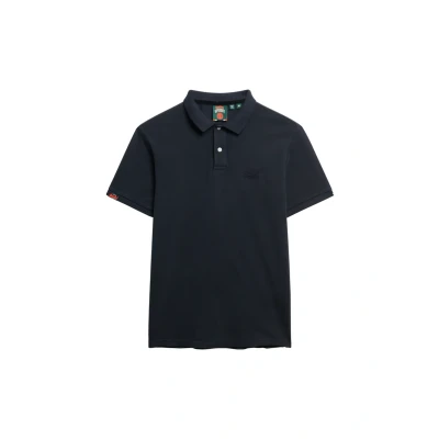 Abbildung von Superdry Vintage Destroy Poloshirt, Herren, Größe: Large, Eclipse navy