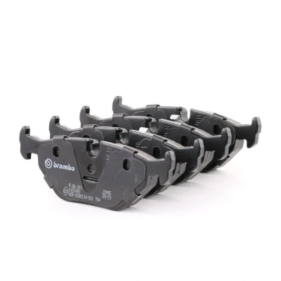 Abbildung von BREMBO P 06 011 Bremsbelagsatz für Verschleißwarnanzeiger vorbereitet mit Kolbenclip ohne Zubehör BMW: 5 Limousine, 7, 3 Coupe