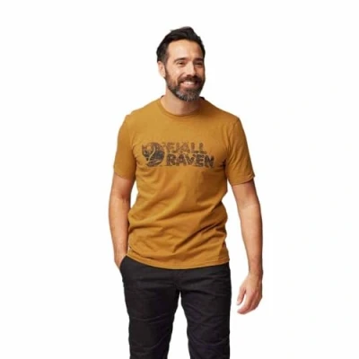 Abbildung von Fjallraven 12600219 166 Lush Logo T Shirt M Herren Acorn Größe S