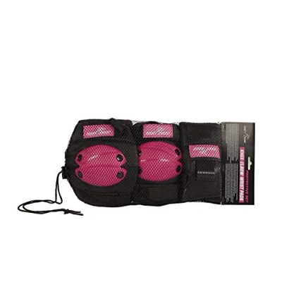 Abbildung von Kids Globe Inlineskates Street Rider Skater Sicherheitsset 6 teilig rosa schwarz