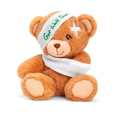 Abbildung von Deluxe Paws Geschenk Teddybären für besondere Anlässe, 100% recycelt (Gute Besserung)