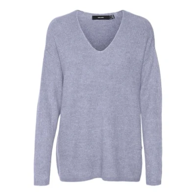 Abbildung von VERO MODA Vmcrewlefile Ls V Neck Blouse Noos