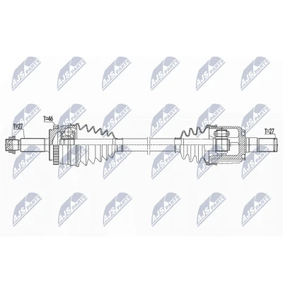 Abbildung von Antriebswelle NTY NPW HY 621